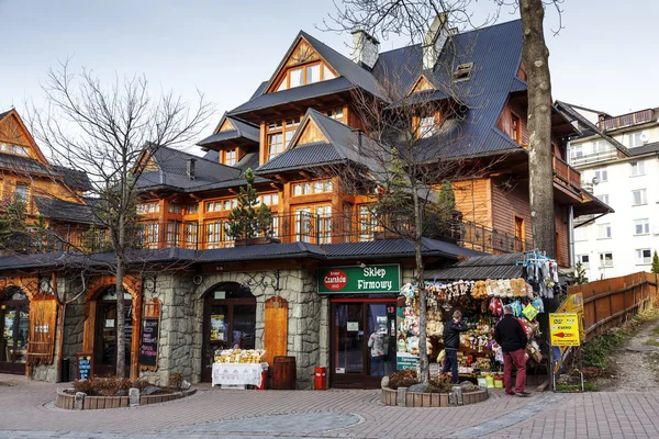 Siklawa Inn em Edifício Regional em Zakopane — Fotografia de Stock