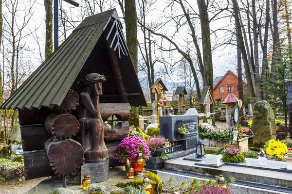 Family grave in Zakopane in Poland — Stock Photo, Image