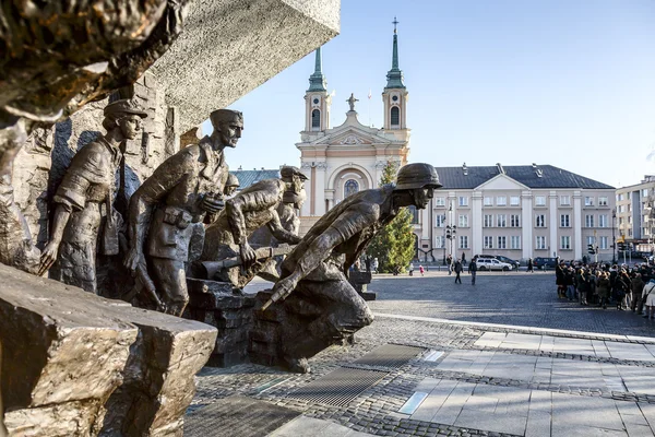 Memorial a los Héroes de 1944 Levantamiento de Varsovia — Foto de Stock