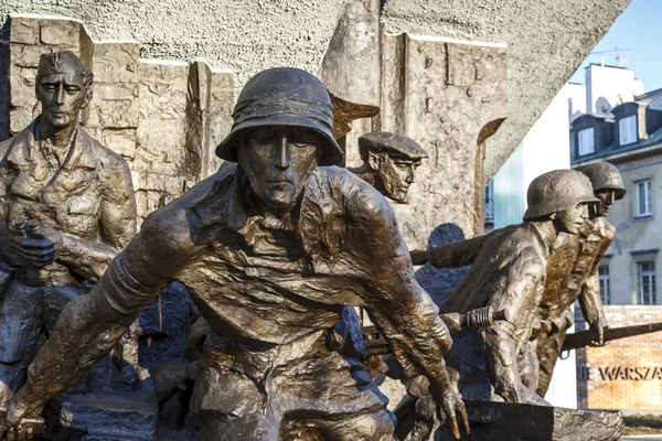 Monument to the Heroes of 1944 Warsaw Uprising — Stock Photo, Image