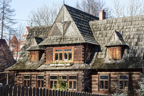 Altes wohnhaus in zakopane — Stockfoto