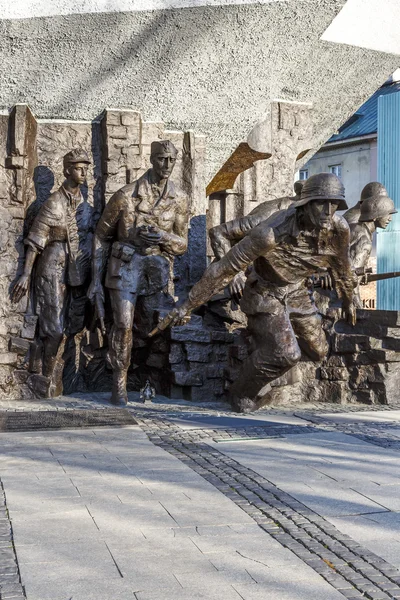 Memorial to 1944 Warsaw Uprising in Warsaw — Stock Photo, Image