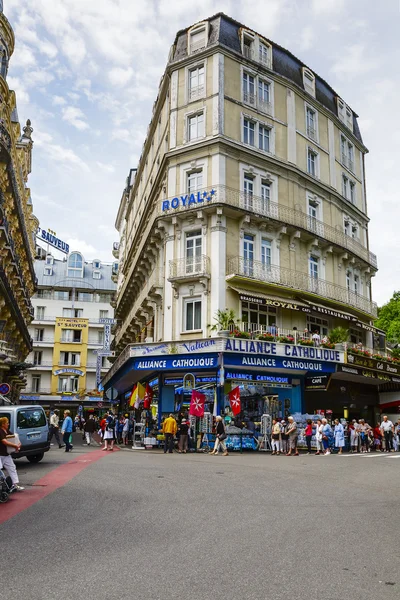 L'Hotel Royal a Lourdes — Foto Stock