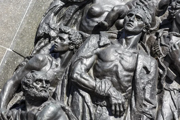 Memorial dos heróis do gueto, detalhe — Fotografia de Stock