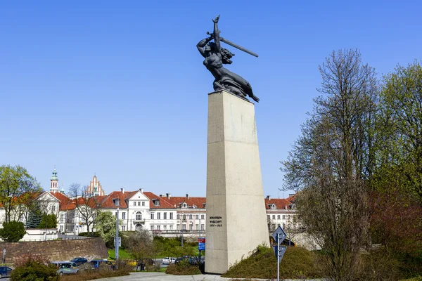 Nike, monumento a los héroes de Varsovia — Foto de Stock