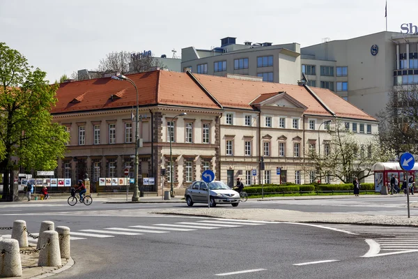 Budynek Instytutu niewidomych, Warszawa — Zdjęcie stockowe