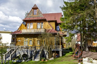 Zakopane ahşap villa stylowa yapılmış