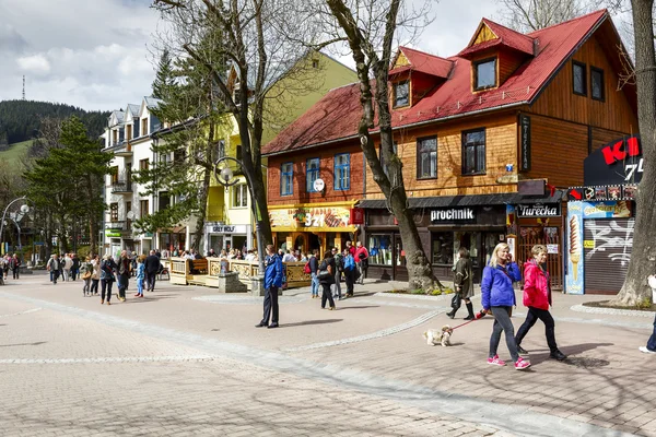 Calle Krupowki en Zakopane —  Fotos de Stock