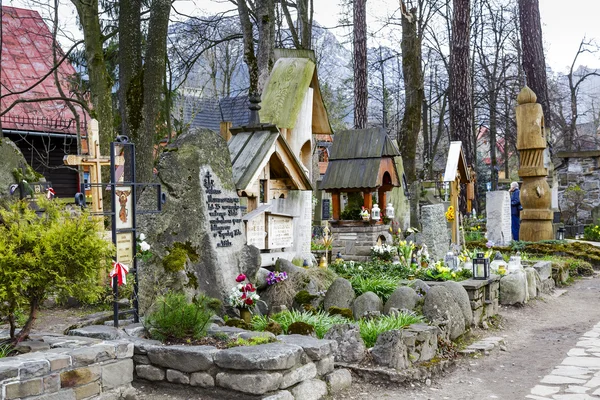 Stary cmentarz w zakopane, Polska — Zdjęcie stockowe