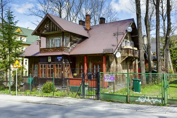 Casa de habitação de madeira Mimoza em Zakopane — Fotografia de Stock
