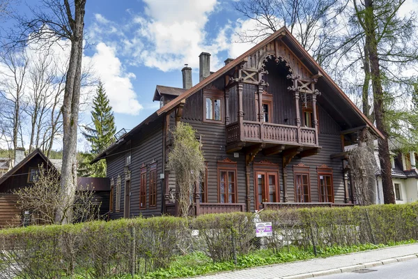 Villa Grabowka III in legno a Zakopane — Foto Stock