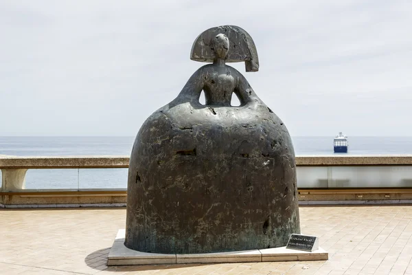 Reine mariana sculptuur in monte carlo — Stockfoto