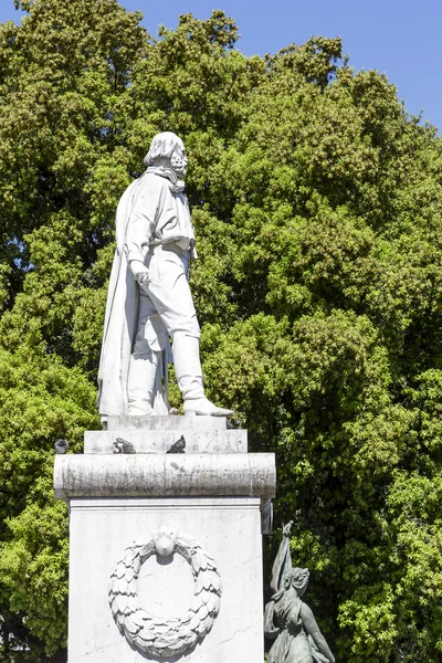 Monument till giuseppe garibaldi i nice — Stockfoto