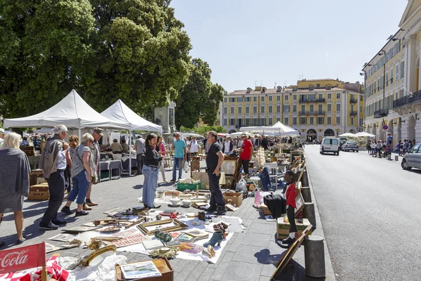 El Mercado de Antigüedades de Niza — Foto de Stock