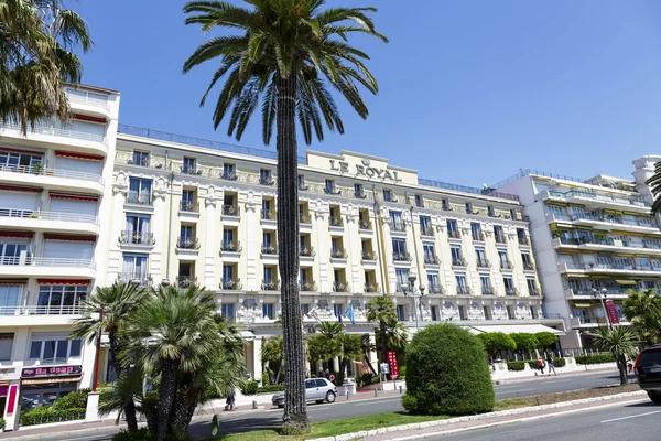 Hotel le Royal in Nizza — Stockfoto