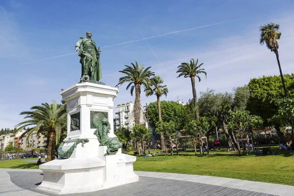 Statua al Maresciallo Andre Massena, Nizza — Foto Stock