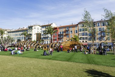 a sétány du paillon, szép játszótér