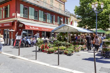 Cours saleya Nice, Fransa 
