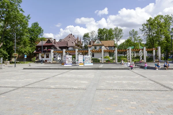 Praça da Independência, Zakopane — Fotografia de Stock