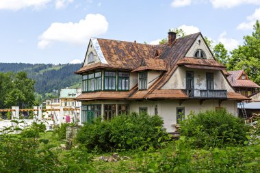 zakopane 1910 yılında etrafında inşa tuğla ev