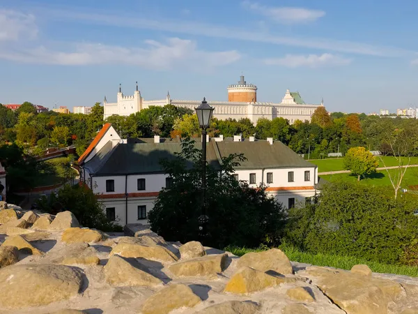 Lublin Polônia Setembro 2021 Vista Castelo Lublin Como Visto Uma — Fotografia de Stock