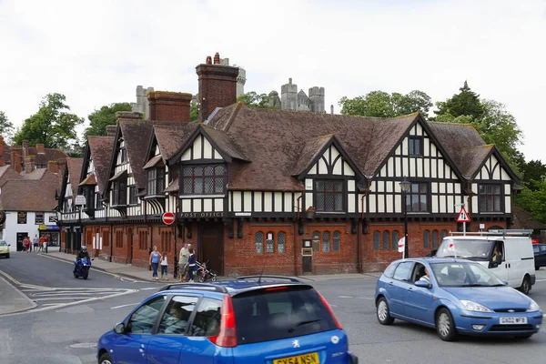 Arundel England Juni 2010 Das Postamt Befindet Sich Einem Teilweise — Stockfoto