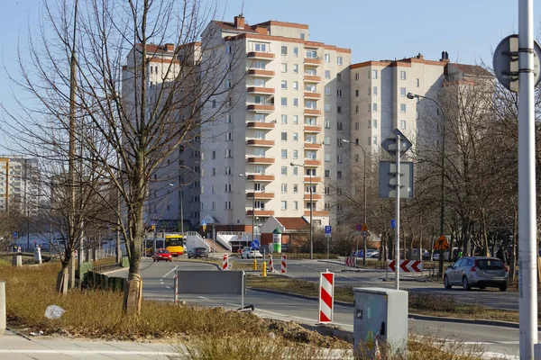 Warsaw Poland March 2022 General View City District Multi Storey — Stock Photo, Image