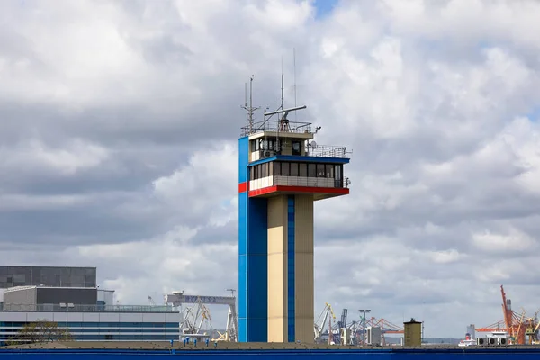 Gdynia Pologne Juin 2022 Brise Lames Béton Sépare Les Eaux — Photo