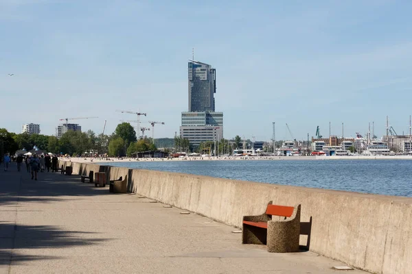 Gdynia Poland May 2022 Gulf Southern Pier Port You Can — Stock fotografie