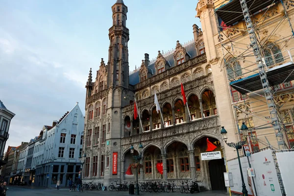 Bruges Bélgica Setembro 2022 Edifício Museu Historium Localizado Praça Cidade Royalty Free Stock Images