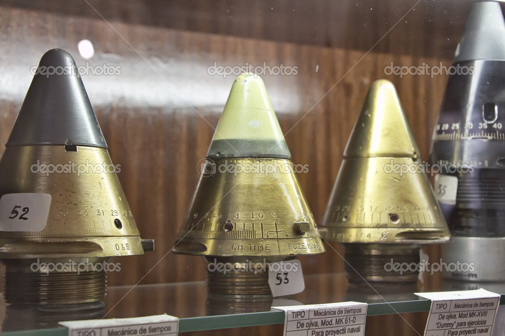 Detonating fuses ancient explosive bomb — Stock Photo © James633 13670208