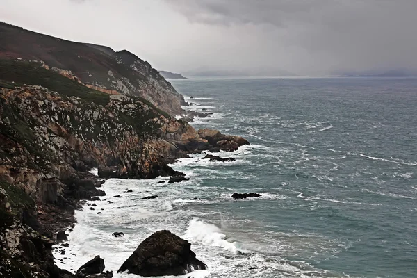 スペイン ガリシアの典型的な海岸線 — ストック写真