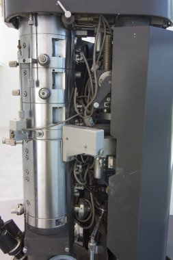 eski terkedilmiş elektron mikroskobu