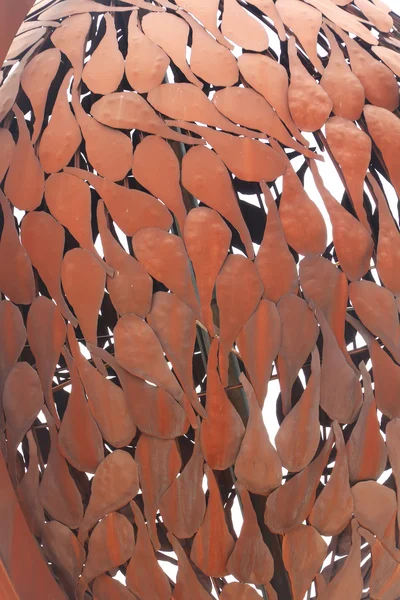 Железная скульптура, имитирующая тысячи свиней — стоковое фото