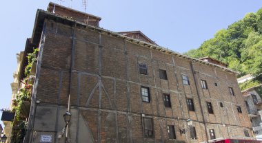 eski binaları şehir san sebastian, İspanya tipik