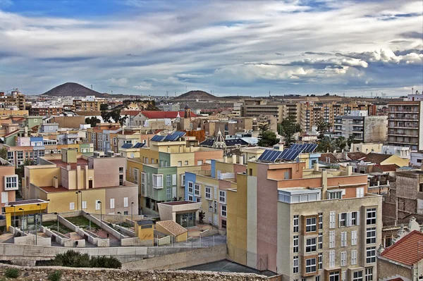 Vue générale sur la ville de Cartagenena en Espagne — Photo