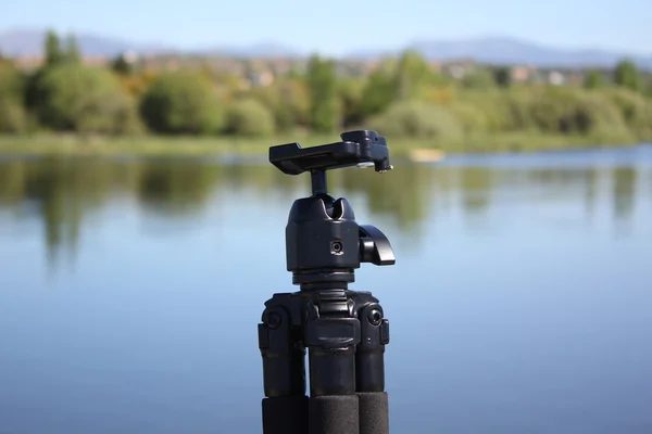 Photographic tripod head ball joint ball-type — Stock Photo, Image