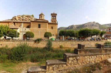 alhama şehirde evlerin de aragon, İspanya