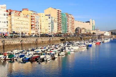 yerleştirme yelkenlileri İspanya Santander şehir ile