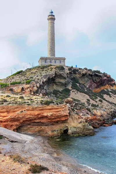 Cabo de palos Φάρος (1862) της Καρθαγένης, Ισπανία — Φωτογραφία Αρχείου