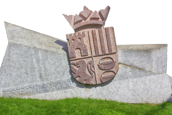 Герб города Торрехон-де-Ардос — стоковое фото