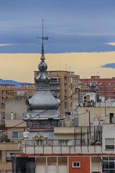 Domes of churches in the city of Cartagena, Spain — Stock Photo, Image