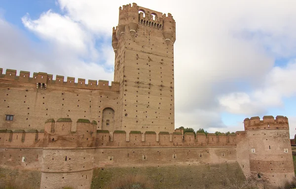 Castillo histórico de la Mota (siglo XV) en Medina del Campo, S — Foto de Stock