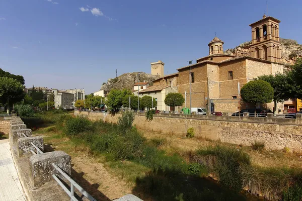 Casas en la ciudad de Alhama de Aragón, España — Foto de Stock