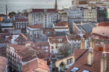 İspanya Santander şehir eski evleri