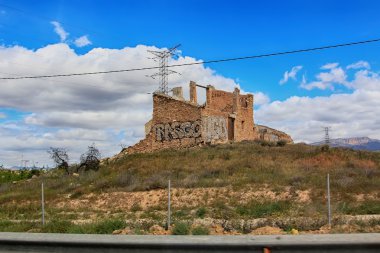 terk edilmiş ve ihmal harap evleri