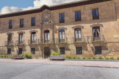 eski taş binanın eski şehir, Oviedo'da, İspanya