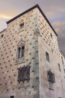 ünlü ev kabukları Salamanca, İspanya'nın
