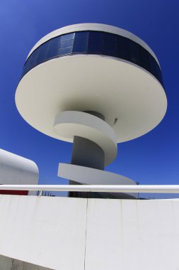 Aviles, İspanya - 6 Temmuz: modern kamu niemeyer kültürel yapı