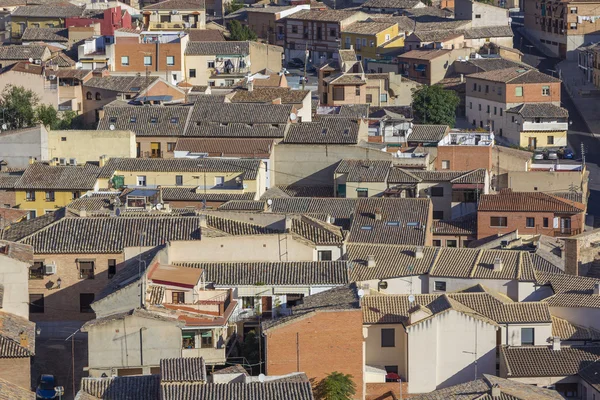 Veduta generale dei tetti di un'antica città, Toledo, Spagna — Foto Stock